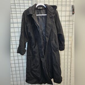 Women's Black Long Coat